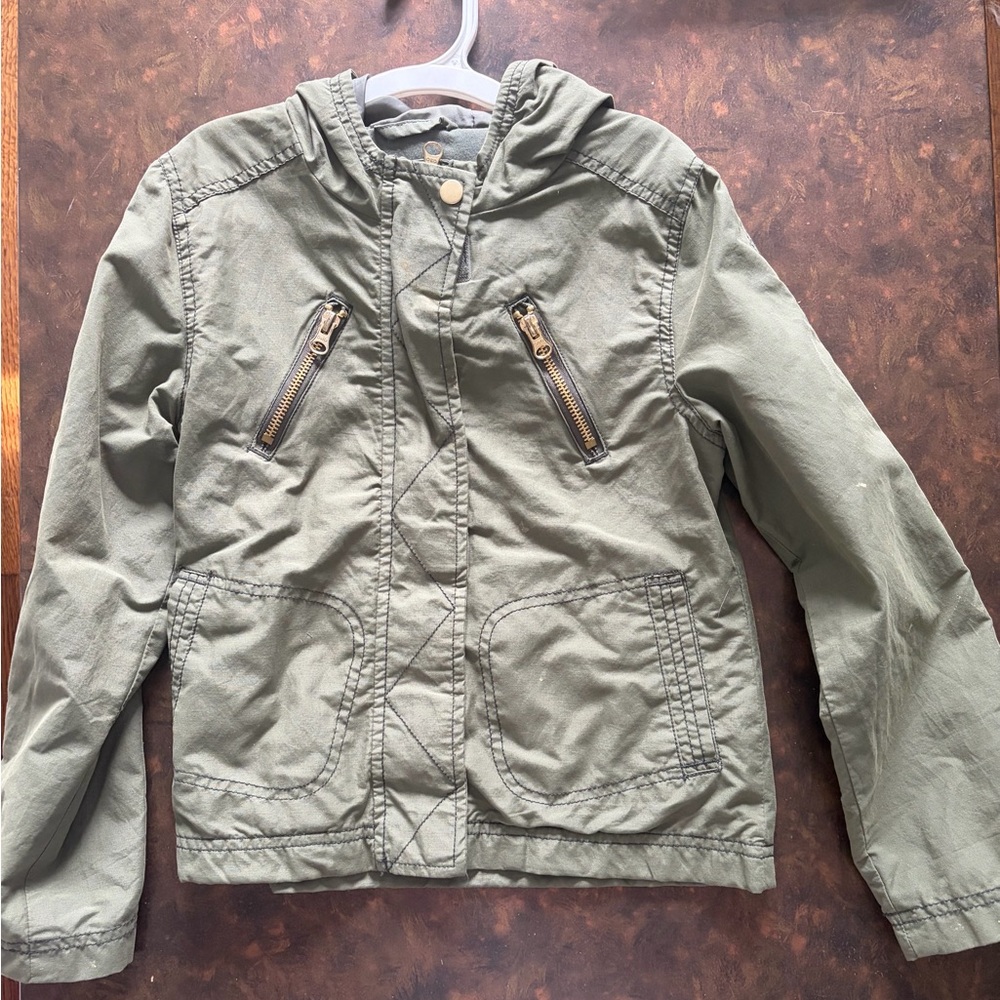 Old Navy Dark Green Hooded Jacket